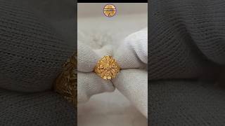 2 Gram Gold Womens Ring tanishajewellersgoldringreels [upl. by Annaid948]