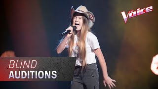 The Blind Auditions Emmagen Rain sings ‘Something Bad’  The Voice Australia 2020 [upl. by Breana]