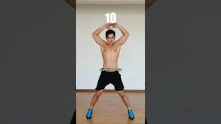 10 exercises to burn calories at home no burpees🔥 [upl. by Janetta]