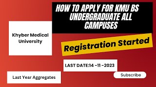 How To Apply for KMU BS Undergraduate Admission IPMR  Nursing  Dpt  Pharm D  Radiology Demo [upl. by Rolat]