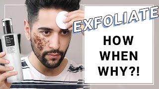 How To Exfoliate Properly  Exfoliating  What Why How And When BHA ✖ James Welsh [upl. by Chard464]