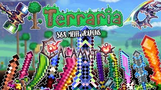 Getting ALL 368 MELEE WEAPONS in Terrarias Calamity Mod [upl. by Manville732]