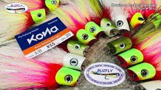 BuzFly Howitzer Bucktail Deceiver Topwater Fly V2 [upl. by Chelsea]