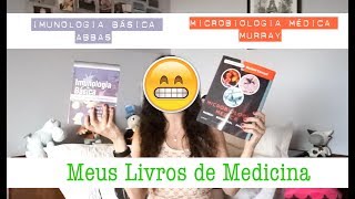 MEUS LIVROS DE MEDICINA  Imunologia Básica  Abbas e Microbiologia Médica  Murray [upl. by Haggi309]