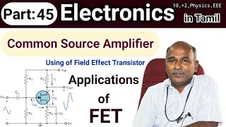 Common Source Amplifier in tamil [upl. by Hooge834]