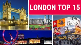 London Attractions  Top 15 Tourist Places to See in London [upl. by Oicelem]