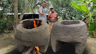 ✅Abuelo enseña a hacer el FOGÓN ANCESTRAL DE COMEJÉN tradicional ❤ [upl. by Akerehs]