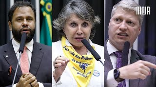 💣Henrique Vieira desarma histeria com argumentos💣Extremista perde o controle para ofender Lula💣 [upl. by Lyell]