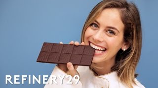 I Learned How To Be A Lindt Chocolate Maker  Lucie For Hire  Refinery29 [upl. by Yerffoej]