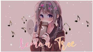 Nightcore  Lemon Tree Gustixa  Female Version  Lyrics [upl. by Annoit735]