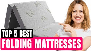 Best Folding Mattress Review Top 5 Buying Guide 2024 [upl. by Reldnahc]