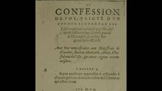 Belgic Confession Article 14  The Creation and Fall of Man [upl. by Orozco]