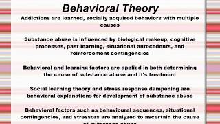 Etiological Theories of Substance Abuse  Characteristics [upl. by Amalea]