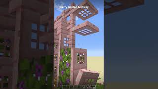 Cherry Garden Archway Design 🌸 Minecraft 120 [upl. by Kenlee712]