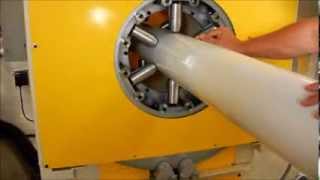 PVC Pipe Threading Machine with Automatic Chuck [upl. by Nollat]