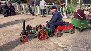 Burrell 3 Inch Scale General Purpose Steam Engine  TRC1 ‘Bill’  The Brickworks Museum  271024 [upl. by Akfir]