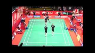 Ricky Karanda SMuh Ulinnuha INA VS Mads CONRAD PJonas R DEN Djarum Indonesia Open 2012 [upl. by Adine]