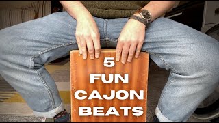 5 fun cajon beats [upl. by Romelle]