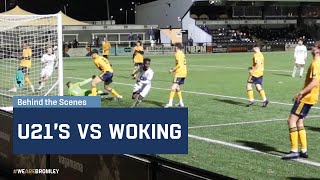 Behind the Scenes Bromley U21s vs Woking [upl. by Ahselak]