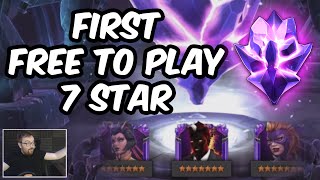 First Free To Play 7 Star Crystal Opening  UNEXPECTED GOD TIER CLUTCH  Marvel Contest of Champions [upl. by Mehta]