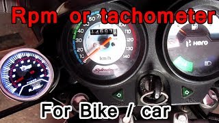 tachometer rpm speed meter [upl. by Cima]