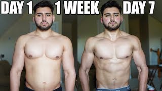 1 Week Body Transformation  Step By Step Fat Loss [upl. by Iaht]