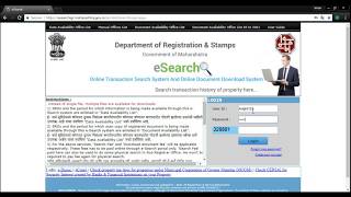 Downloading Registration Documents Agreements amp Index  from Maharashtra Government Website [upl. by Moffit928]