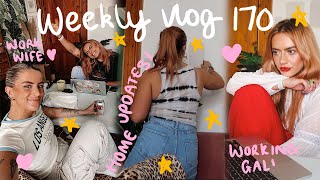 WEEKLY VLOG 170  HOME UPDATES IBIZA PACKING amp PREP EmmasRectangle [upl. by Ynaffets]