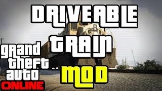 GTA 5 Train Mod Showcase  Drive a Train Today GTA V MODS [upl. by Tunk901]