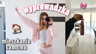 WYPROWADZIŁAM SIĘ 😱 mieszkanie samemu  ogromny HAUL 🏠 [upl. by Anirbus]