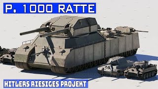 LANDKREUZER P 1000 RATTE Der verrückte Plan der Deutschen [upl. by Mehetabel763]