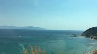 Driving down Katelios hill into Katelios Kefalonia Greece [upl. by Yerfdog]