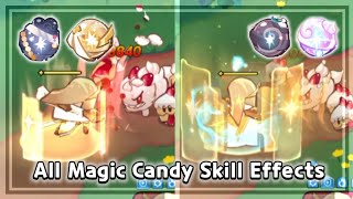 New Magic Candies Skill Effects and Comparison  Cookie Run Kingdom New Update [upl. by Emmerie]