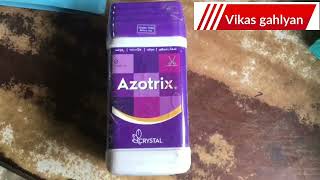 crystal azotrix  azotrix fungicide Azoxystrobin 167   Tricyclazole 333 SC  Rice special [upl. by Haelhsa]