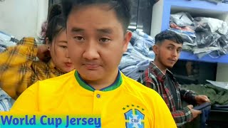 World Cup Jersey 2022 Brazil  World Cup Jersey 2022 In Nepal  Prashant Rai [upl. by Nybor]