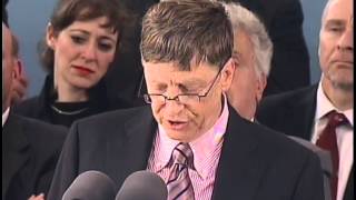 Bill Gates Harvard Commencement Address 2007 [upl. by Berman]