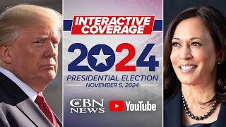 LIVE Election Results 2024  Interactive Coverage  CBN News [upl. by Kcerred]