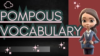 Pompous Vocabulary vocabulary definition new viral status youtube english love shorts how [upl. by Rhyne]