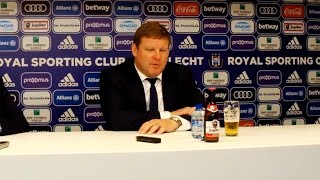 Press conference after RSCA  Charleroi [upl. by Pestana232]