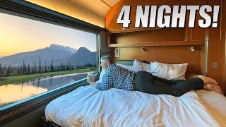 FIRST CLASS TRAIN Across Canada 🇨🇦 4 Nights 97 Hours [upl. by Naic]