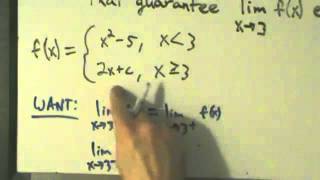 Calculus I  Limits  Finding Limits Algebraically  Piecewise Functions 2 [upl. by Aleda443]