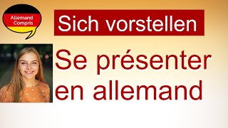 🇩🇪 Se présenter en allemand  Sich vorstellen  apprendreallemand [upl. by Raama]