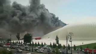 FIRE IN Heydar Aliyev Cultural Center  VIDEO [upl. by Marve974]