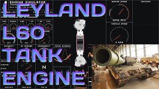 Leyland L60 Tank Engine  Opposed 6 Engine  Engine Simulator [upl. by Gilbert]