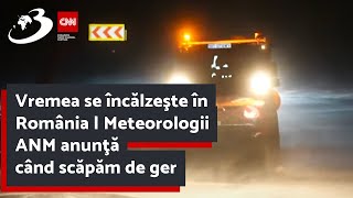 Vremea se încălzeşte în România  Meteorologii ANM anunţă când scăpăm de ger [upl. by Aihcropal]