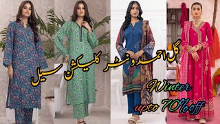 Gul ahmed 70 off great winter sale 2023 gulahmed sale [upl. by Ibbie824]