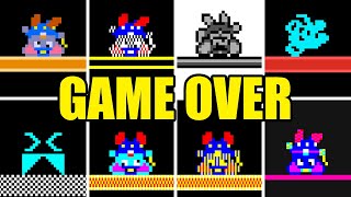 The DEATH of Mappy in Every Mappy Version  all Game Over screens [upl. by Bunns872]