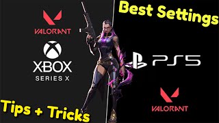 The Best Console Settings  Tips  Valorant Console Beta [upl. by Gerdy]