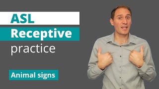 RECEPTIVE ASL Practice Videos  Improve your receptive sign language skills  ASL test for beginners [upl. by Ailerua]