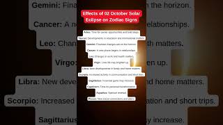 How Will The October Solar Eclipse Change Your Zodiac Sign [upl. by Razal]